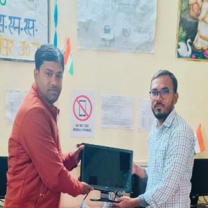 Rajeev Yadav Ji Computer Donation